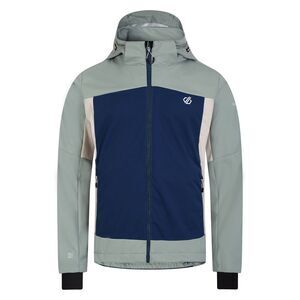 Dare 2B Mens Mountaineer Soft Shell Jacket / Moonlight Denim/Lilypad Green